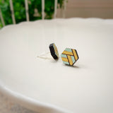 Capitola Earring, Mint & Gold