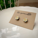 Capitola Earring, Mint & Gold