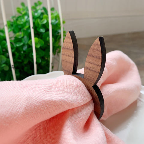 Bunny Napkin Rings - flawed
